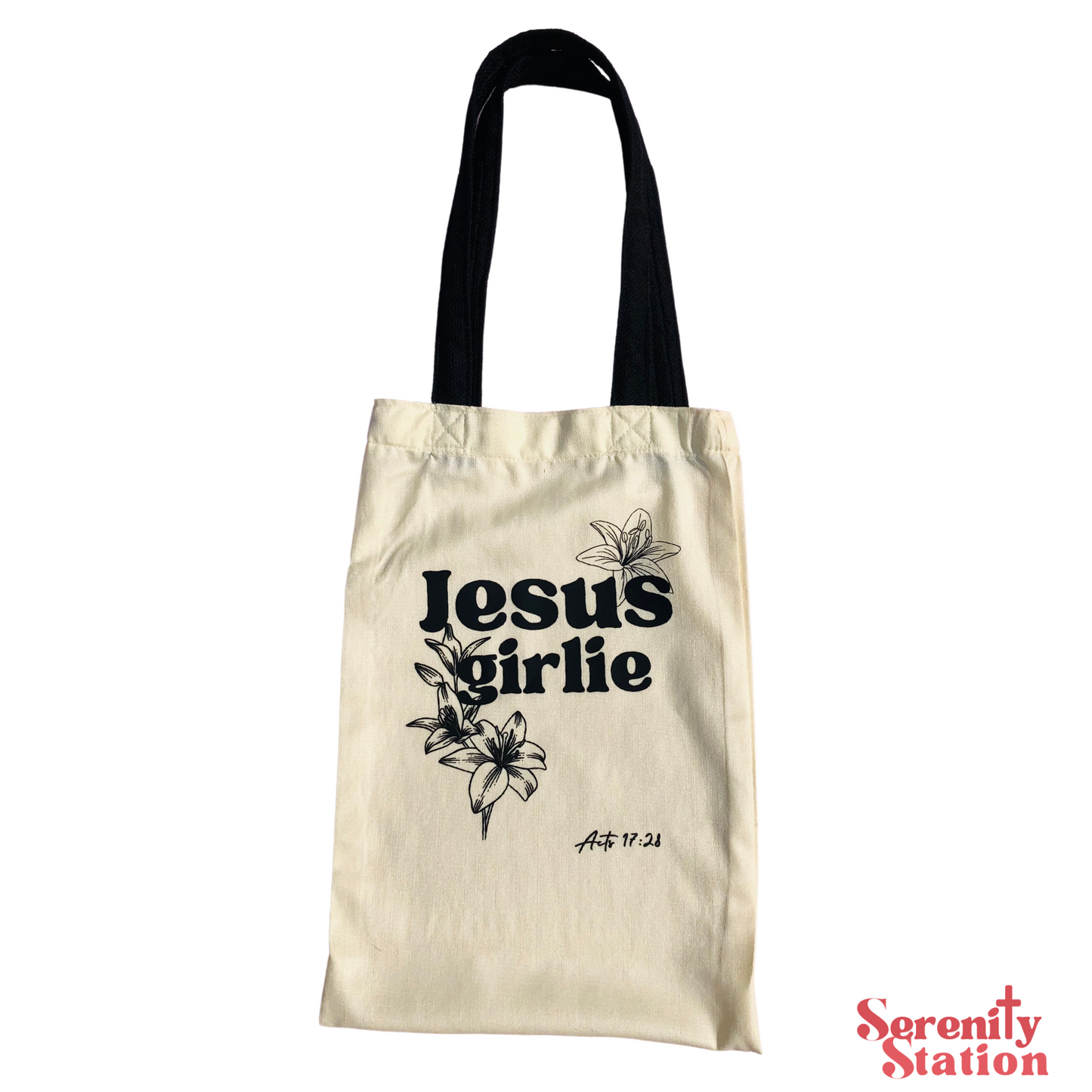 Jesus Girlie Tote Bag