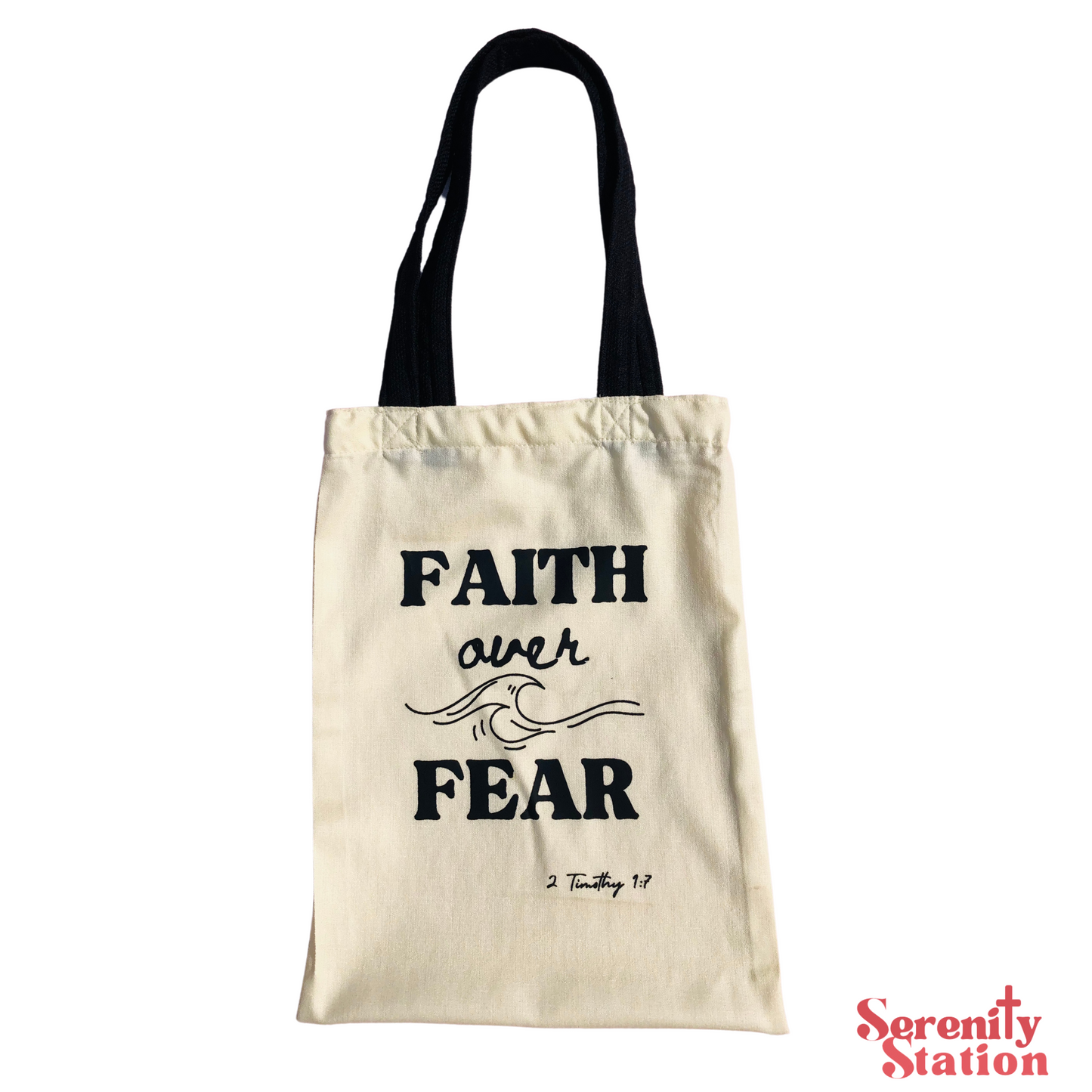 Faith Over Fear Tote Bag