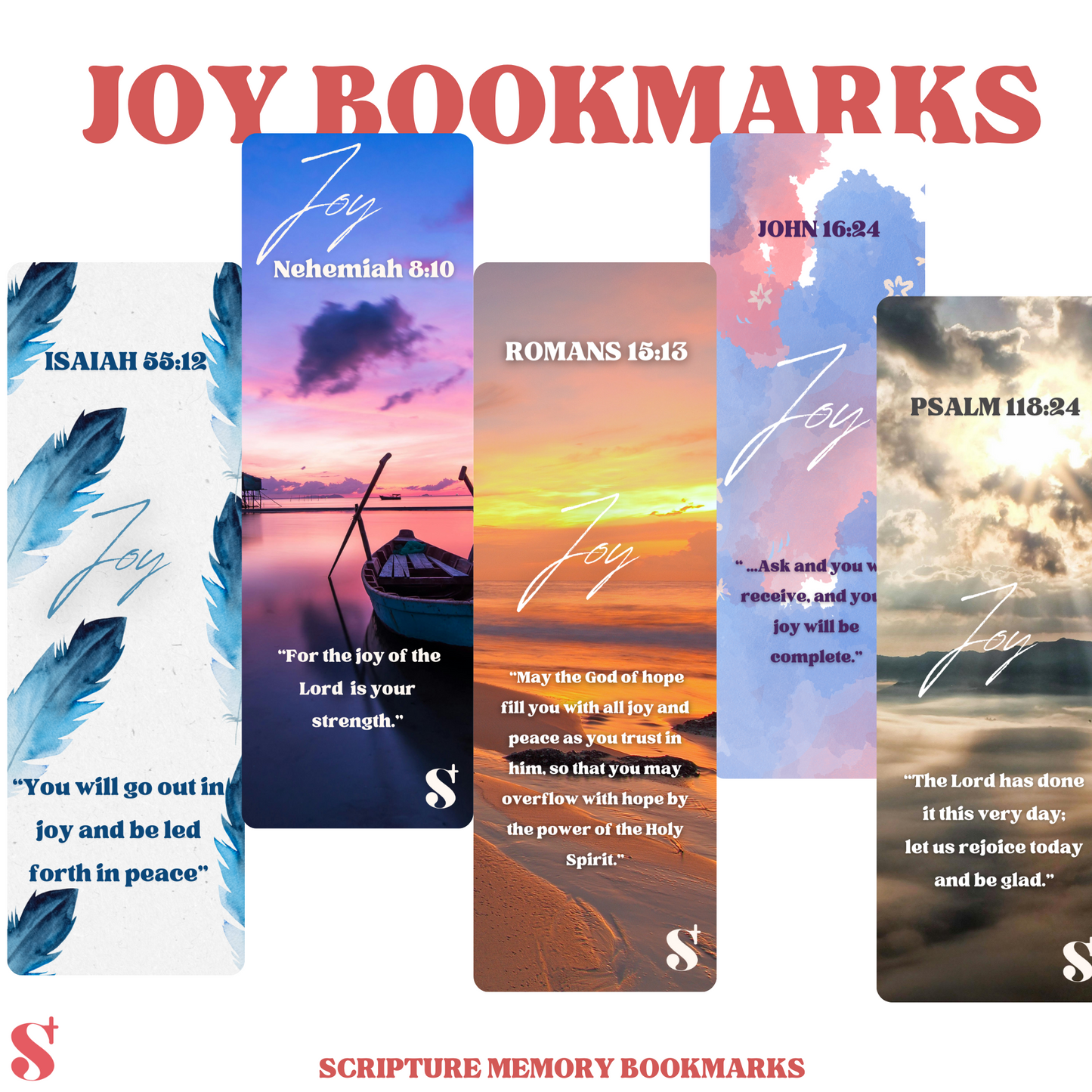 Joy Bookmark Set