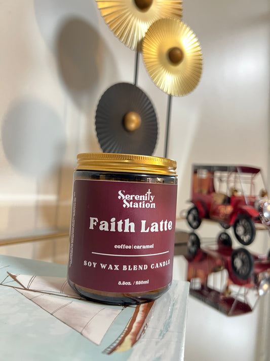 Faith Latte Candle